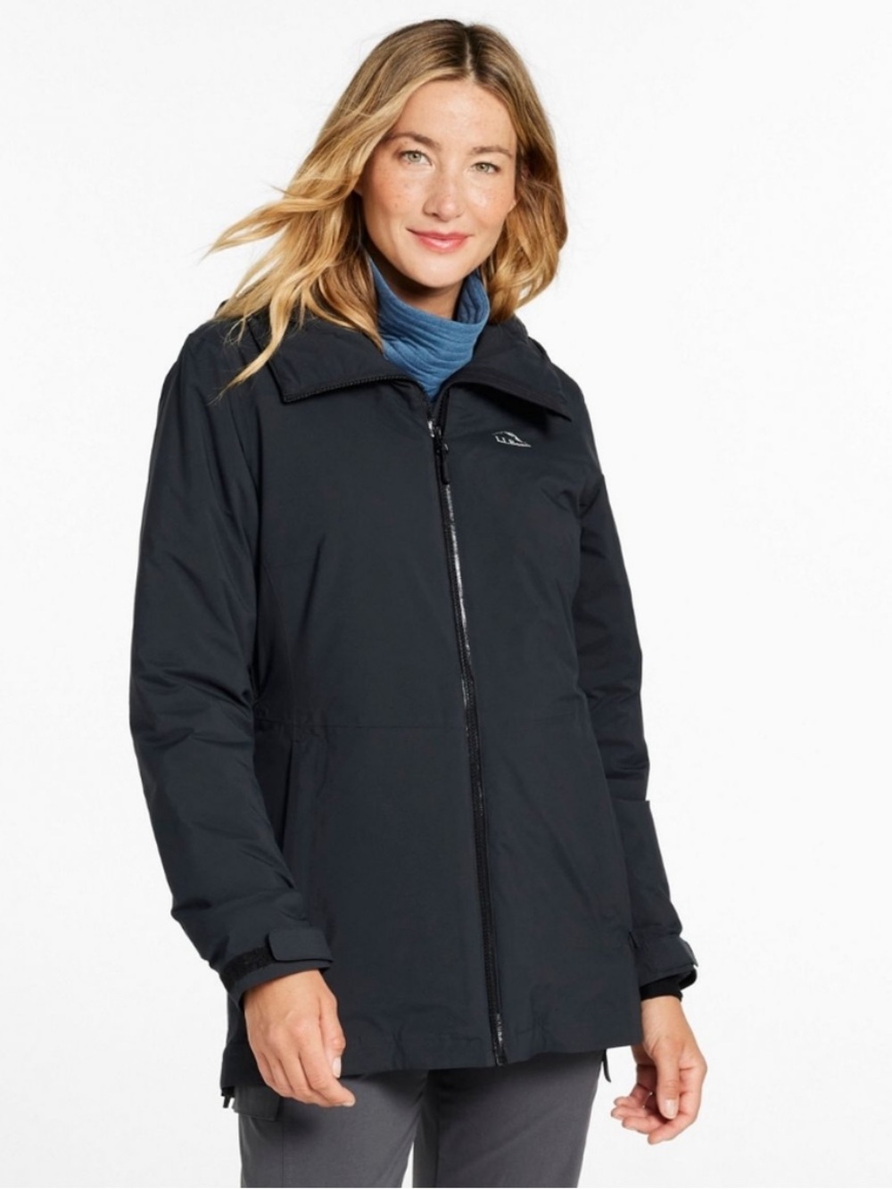 LL Bean Women's Waterproof PrimaLoft Packaway Jacket Size XL